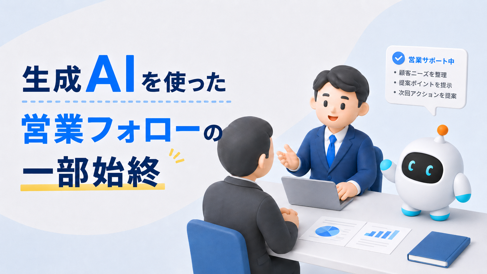 商談後30分でここまでできた——生成AIを使った営業フォローの一部始終